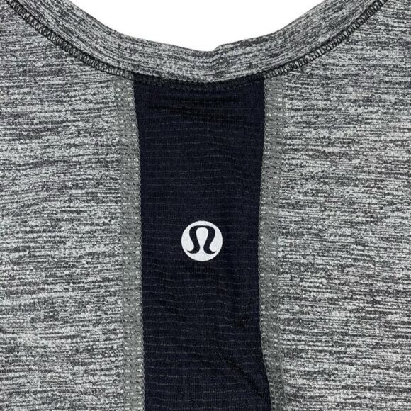 LULULEMON Run: Recharge Tank Sz 4 Black Gray - Picture 5 of 5